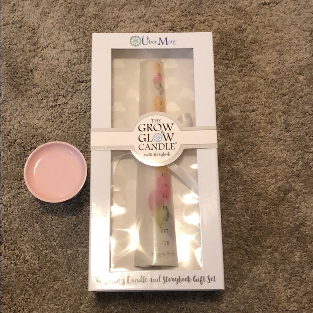The Grow and Glow Candle with storybook